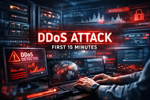 What to Do During a DDoS Attack (The First 15 Minutes)